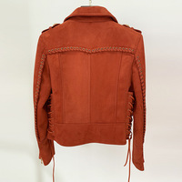 BA2287 Kimshein nouvelles tendances femmes mode poche veste hiver chamois cuir grande taille mode femmes vestes