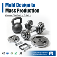 Ensemble d'haltères réglables en aluminium moulé sous pression sur mesure, certifié CE, pour la salle de sport, l'entraînement à domicile, équipement de musculation