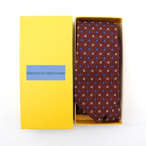 Venta al por mayor de China Corbatas <span class=keywords><strong>para</strong></span> hombre Regalo 100% Seda Tejido personalizado Geométrico Blanco Azul Floral Marrón Azul oscuro Corbatas chinas <span class=keywords><strong>para</strong></span> hombres - Product Image 2