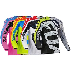<span class=keywords><strong>Camiseta</strong></span> de Ciclismo de Secado Rápido para Motocicleta, <span class=keywords><strong>Camiseta</strong></span> de Manga Larga para Bicicleta de Montaña, <span class=keywords><strong>Camiseta</strong></span> FOXFTA para Descenso, <span class=keywords><strong>Camiseta</strong></span> MTB con Camuflaje, Transpirable - Product Image 1