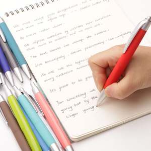 Stylo à bille multicolore avec logo personnalisé, cadeau d'entreprise créatif, promotion, style européen et américain, stylo à bille durable - Product Image 2