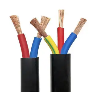 UL2501 4 * 10AWG Cable de energía eléctrica de construcción de chaqueta de Pvc con aislamiento flexible multinúcleo