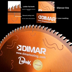 Sierra de mesa deslizante de precisión para carpintería Israel <span class=keywords><strong>DIMAR</strong></span> LW-005, sierra electrónica con hoja de sierra de carburo cementado de bajo ruido - Product Image 3