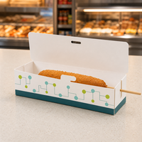 Cajas de Papel Plegables para Hot Dogs, Resistentes, a Prueba de Fugas, Desechables, con Logotipo Personalizado Impreso, Venta al Por Mayor, Alta Calidad, China