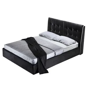 Foshan Furniture เตียงหรูขนาดควีนไซส์สําหรับเด็กผู้หญิงที่ไม่ซ้ําใคร เตียงผ้าขนาดเต็มราคาถูก