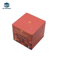 Boîtes cadeaux rigides magnétiques noires recyclables pour bijoux, montres et lunettes, avec logo personnalisé, doublées d'éponge, en carton.