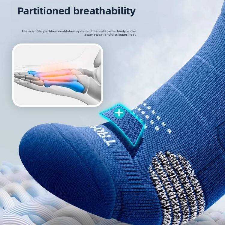 Men's Professional Running & Basketball Sports Socks-Short Summer Sweat-Absorbing Odor-Resistant Special Shock Absorption