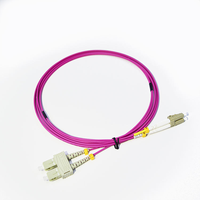 Câble de raccordement en fibre optique LC Duplex OM4 50/125um LSZH 1,6 mm multimode LC-LC