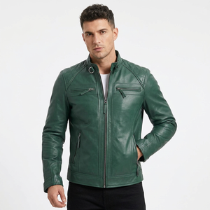 Genuine Leather Jacket Women Luxury Custom Real Sheepskin Slim Moto Biker Coat Outerwear 100% Polyester Lining Original Leather - Product Image 4