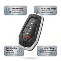 Control Remoto Exclusivo para Alarma de Coche, Colores Personalizables, Logotipo OEM, Alta Calidad, Código Variable HCS301 para Seguridad del Vehículo