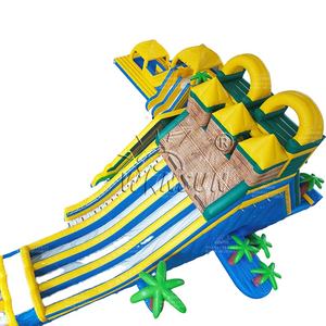 Winsun Merveilleux parcours gonflables en PVC Coconut Park Island avec combos toboggan forêt tropicale humide pour adultes et enfants - Product Image 1