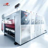 Nouvelle machine Oray de traitement du carton 5 plis, entièrement automatique, pour cartons miniatures de taille personnalisée, avec aspiration d'encre à l'eau, anti-fatigue