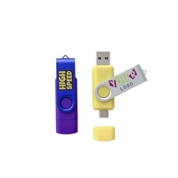 Memorias USB Giratorias OTG 3 en 1, 2 en 1, USB 2.0 y 3.0, 128GB, 64GB, 32GB, 16GB, 4GB, 8GB, Pendrive para Teléfono Celular, Doble Pen Drive, Cle USB