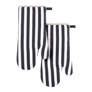 Maniques de cuisine durables 100 % coton, résistantes à la chaleur, avec logo personnalisé, lavables au lave-vaisselle, style classique, promotionnelles et économiques - Product Image 1
