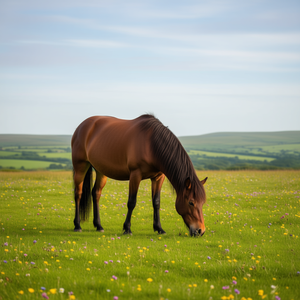 Camiseta de manga larga God Bless My Connemara Pony para amantes de los caballos - Product Image 1