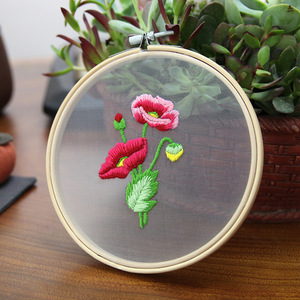 Pacchetto di materiale in tessuto fatto a mano per fiori e piante principiante per realizzare <span class=keywords><strong>punto</strong></span> <span class=keywords><strong>croce</strong></span>, Kit di ricamo 3D fai da te - Product Image 4