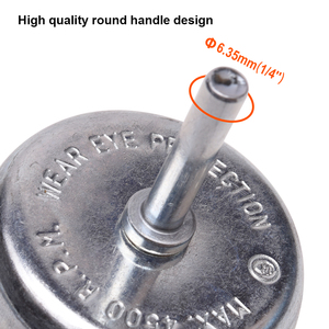 <span class=keywords><strong>Brosse</strong></span> métallique ronde à fil de fer avec tige, petite taille, pour meulage <span class=keywords><strong>circulaire</strong></span> HARDEN - Product Image 5