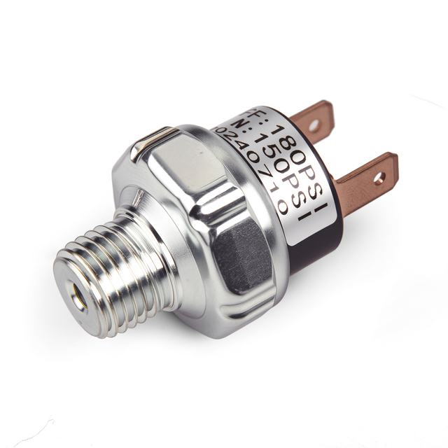 New 1/4 Inch NPT DC 24V/12V Air Compressor Pressure Switch 150-180 PSI Air Switch for Air Horn/Tank 200PSI Air Pressure Switch