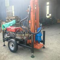 Foreuse rotative portable pour puits d'eau de petite taille, modèle BDM-130, boîte de vitesses hydraulique et moteur 220V