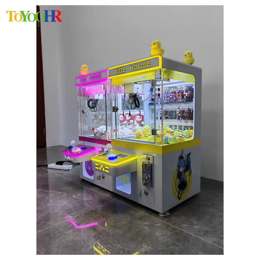 ミニ英語おもちゃ クレーンゲーム 220Vコイン式 金属キャビネット