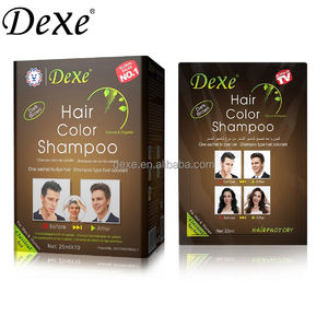 DEXE Plant Bubble Dark Brown Wine Red Natural Black Hair Color Dye <span class=keywords><strong>Shampoo</strong></span> para mujeres y hombres Easy-to-Wash Hair Washing Color OEM - Product Image 3