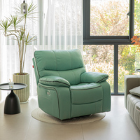 Fauteuils de massage électriques pivotants et modernes de luxe pour salon Canapé à bascule à bras inclinable simple Mobilier de designer paresseux