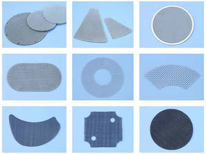 Filtre en acier inoxydable, acier ordinaire, galvanisé, pour procédés d'extrusion et applications <span class=keywords><strong>de</strong></span> filtration <span class=keywords><strong>de</strong></span> mélanges polymères. - Product Image 1