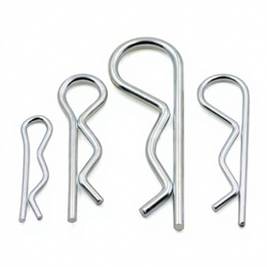 Goupille de sécurité fendue à ressort en acier inoxydable zingué, norme DIN94, 0,6 mm-3,6 mm, certifiée ISO9001 - Product Image 5