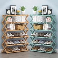 Chaud Vente Chambre Salon Meubles Simple Designs Rangement 5 Étagères Armoire Multi-Niveaux Designs Porte-Chaussures pour Entrée Maison