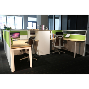 โต๊ะทำงานสำนักงานแบบโมดูลาร์รูปตัวแอลทันสมัย ดีไซน์ทันสมัย พร้อมฉาก<span class=keywords><strong>กั้น</strong></span>สำหรับห้องนั่งเล่น โรงเรียน และโรงพยาบาล - Product Image 6