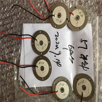 Kualitas Tinggi PZT Piezoelectric Ceramic Disc 17.5Mm 125KHZ Ultrasonik Sensor