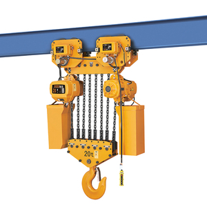 Barang lift rantai elektrik troli bermotor, Remote Control 380v 1 2 3 5 10 25 konstruksi mengangkat barang - Product Image 1