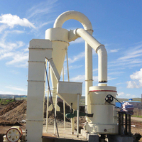 Équipement de broyage Raymond complet HK 3R1510 1-3TPH, moulin à poudre de pierre résistant à l'usure pour ligne de traitement du kaolin