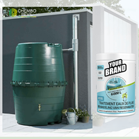 Polvo Tratador de Agua de Lluvia para Tanques de Agua de Tu Marca, Clarificador, Eliminador de Olores, Tratamiento de Agua para Cisternas Exteriores, Bioenzima 6000L 50%-80%