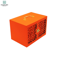 Coffrets Cadeaux de Luxe pour Gâteaux de Lune à Ouverture Facile, Emballage Rigide à Tiroir, Gaufrage, Matériaux Recyclés Écologiques, Personnalisable UV
