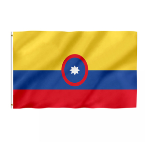 Decoración para Competencia de Fútbol, Bandera Nacional de Colombia, Resistente al Agua y a la Decoloración - Product Image 1