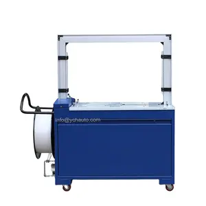 Máquina flejadora automática Correas de PP Máquina de bandas tipo arco para caja de cartón con certificación CE