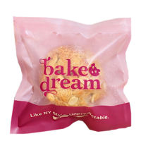 Sachet transparent en plastique pour biscuits, petite pochette thermoscellable de qualité alimentaire avec impression personnalisée pour l'emballage individuel de biscuits et de snacks