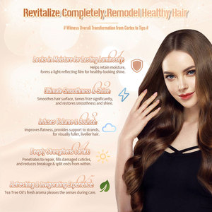 Snukia น้ำมันทีทรีเบสน้ำหนักเบาครีมบำรุงผมซ่อมแซมผมเสีย - Product Image 3