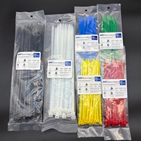 Lot de 100 attaches-câbles en nylon autobloquantes, résistance à la traction de 18 lb, attaches-câbles pour usage intérieur et extérieur