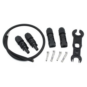Kit de Llaves para Conectores Solares, Juego de Herramientas de Crimpado para Paneles Fotovoltaicos, Desconexión de Conectores de Cable Negros para Cableado - Product Image 1