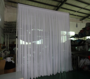 Wedding Chiffon Adjustable <b>Backdrop</b> <b>Stand</b> Pipe and Drape <b>Backdrop</b> Wall Curtain Frame Heavy Duty <b>Stand</b> - Product Image 1