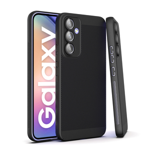 Transpirable verano caliente disipación red malla <span class=keywords><strong>PC</strong></span> ultrafino tendencia móvil a prueba de golpes teléfono celular contraportada para Samsung Galaxy A54 - Product Image 2