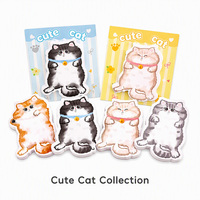 Papeterie scolaire pour enfants, bloc-notes autocollants créatifs, dessin animé kawaii, crème glacée, ensemble de notes autocollantes mignonnes