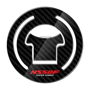 Adesivo protettivo per copertura serbatoio carburante moto, effetto carbonio 3D, applicabile a <span class=keywords><strong>HONDA</strong></span> NS50F Super Sprint <span class=keywords><strong>NS</strong></span> 50F 1990 - Product Image 1