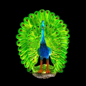 Estatuilla de animal de resina de <span class=keywords><strong>tamaño</strong></span> natural, estatua de pollo, luz led con motivo para <span class=keywords><strong>Villa</strong></span>, granja, decoración de jardín - Product Image 4