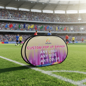 Bannière publicitaire pop-up <span class=keywords><strong>à</strong></span> cadre en A de haute qualité, pliable, pour extérieur, impression recto-verso personnalisée, horizontale, pour le <span class=keywords><strong>rugby</strong></span> - Product Image 2