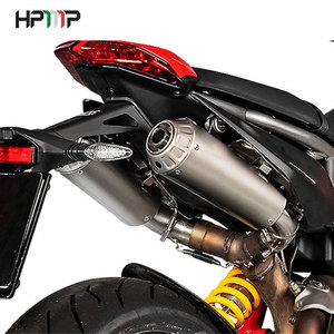 OEM venta al por mayor <span class=keywords><strong>de</strong></span> acero inoxidable bicicleta motocicleta izquierda derecha <span class=keywords><strong>doble</strong></span> tubos <span class=keywords><strong>de</strong></span> <span class=keywords><strong>escape</strong></span> para DUCATI HYPERMOTARD 950 SP - Product Image 3