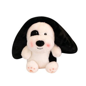 Juguete de Peluche de Perro Blanco y Negro para Niño, Bolsa Creativa de Peluche de Fútbol Transformar Bebé, Muñeco de Peluche para Niño - Product Image 3