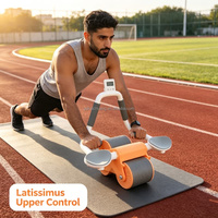 Rouleau de fitness à rebond automatique haute résistance pour hommes et femmes adultes, pour le remodelage abdominal et de la taille
